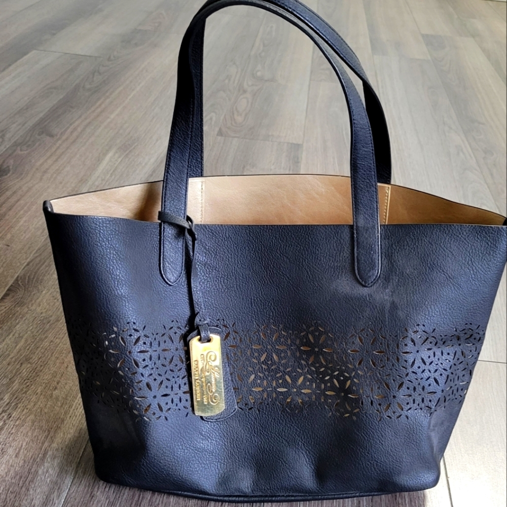 Black & Gold Ralph Lauren Tote